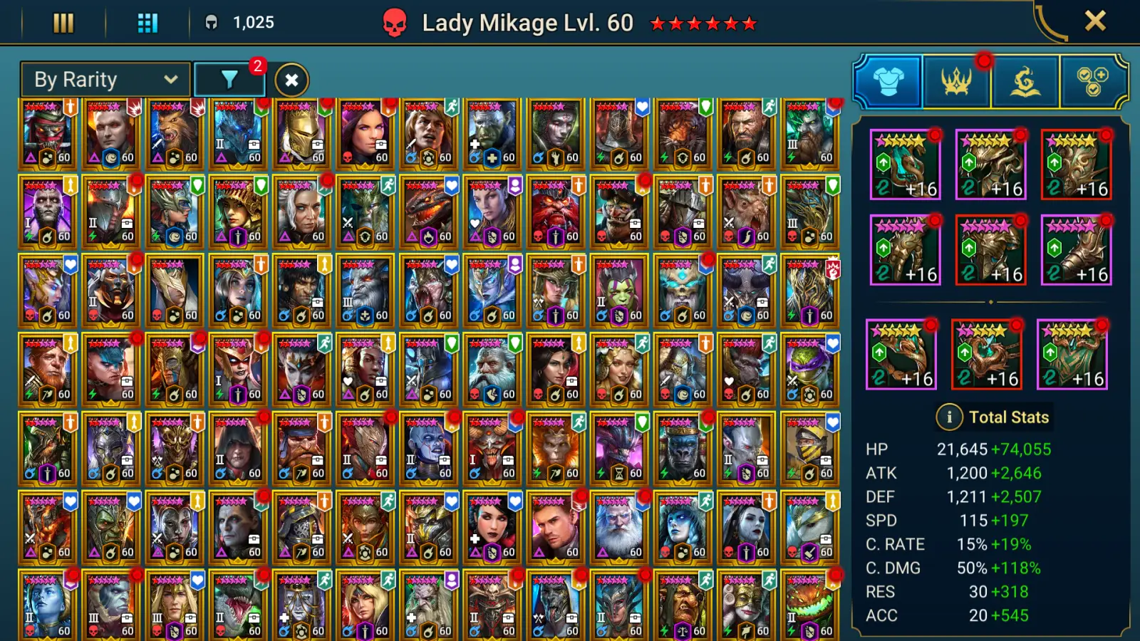 14 Mythicals (Siegfrund, Gharol, Androc) | 6* Bayek, Tekteon, Marichka&Taras — screenshot 2