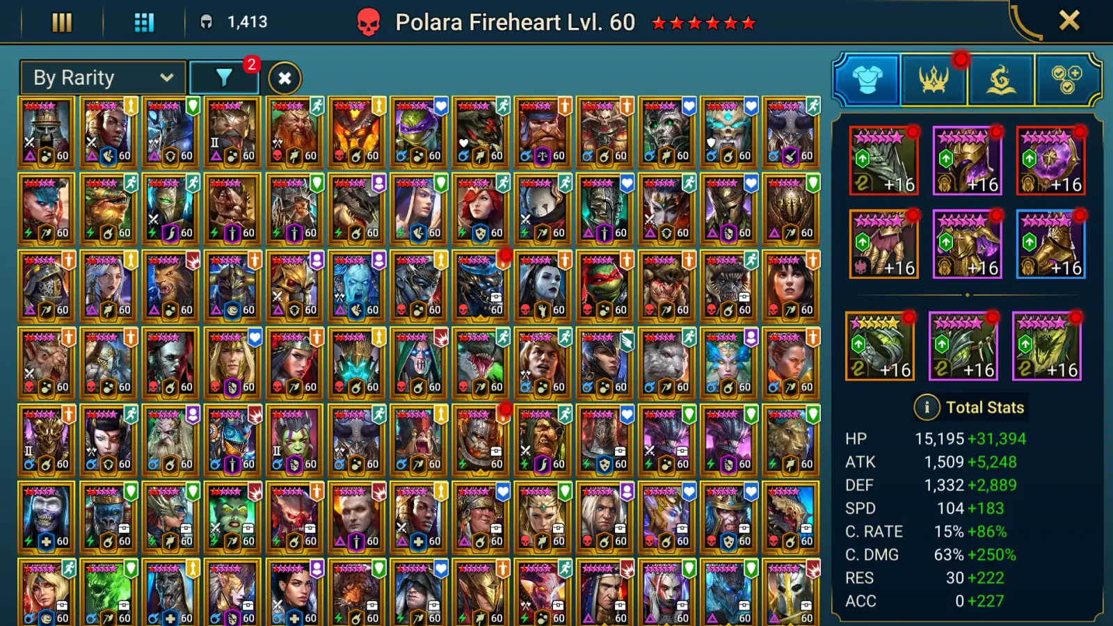 Account screenshot 2