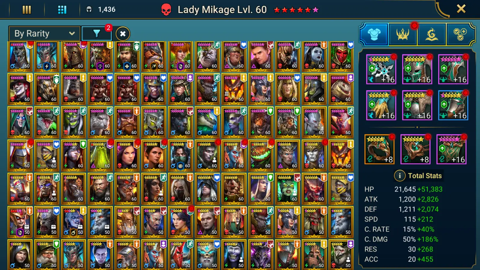 Account screenshot 2