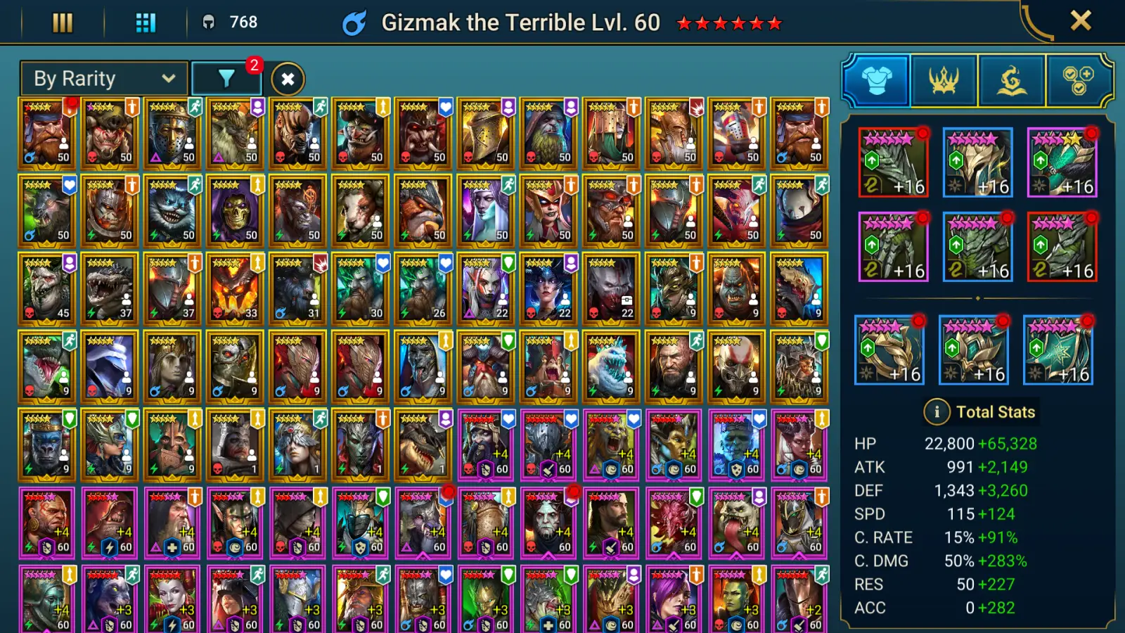 Account screenshot 2