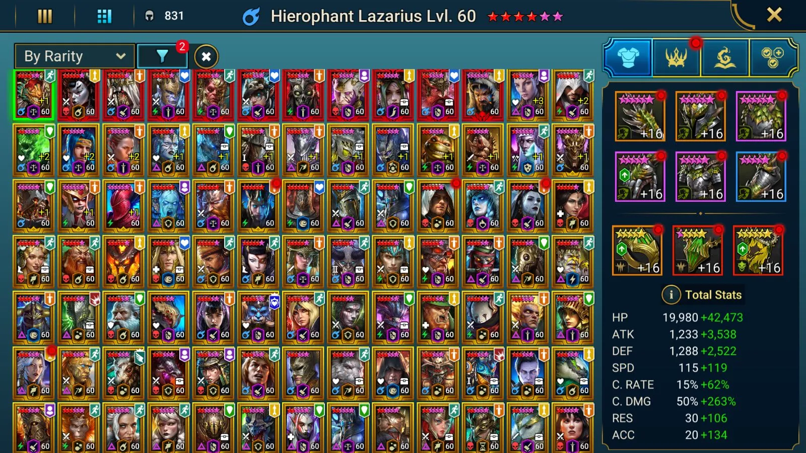27.5M Power | 12 Mythicals (Nais, Galathir, Arne, Siegfrund) | Solanar&Noldua, Hekaton, Senna) — screenshot 2