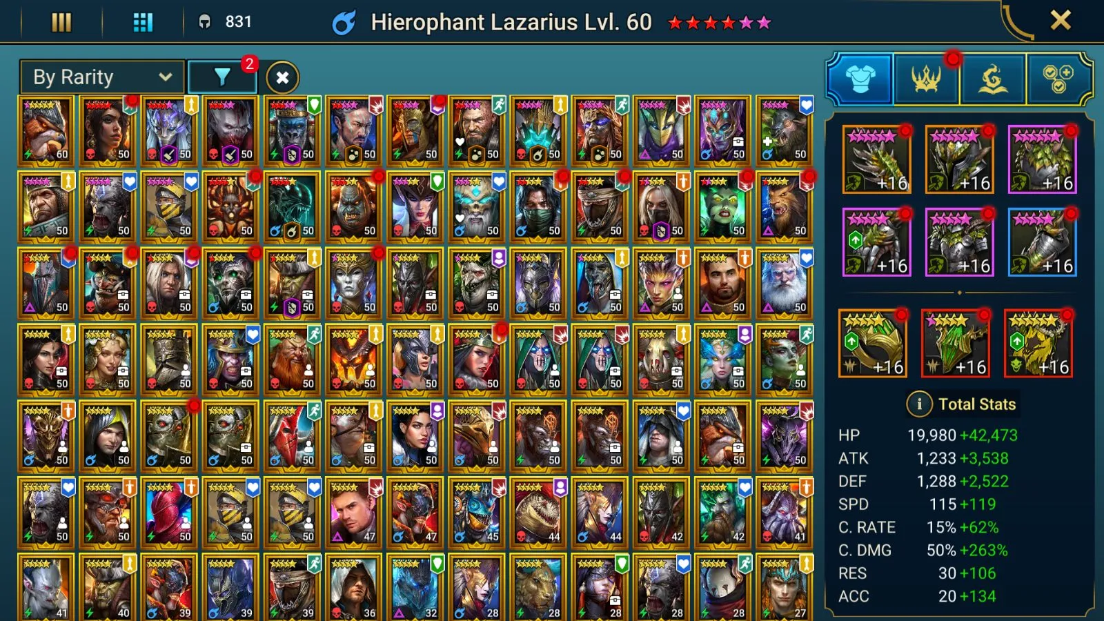 27.5M Power | 12 Mythicals (Nais, Galathir, Arne, Siegfrund) | Solanar&Noldua, Hekaton, Senna) — screenshot 4