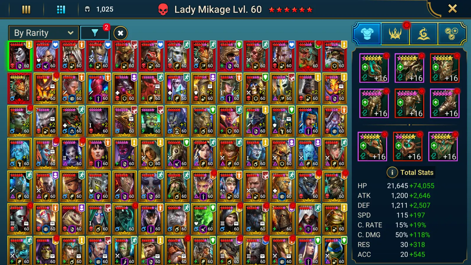 14 Mythicals (Siegfrund, Gharol, Androc) | 6* Bayek, Tekteon, Marichka&Taras — screenshot 1