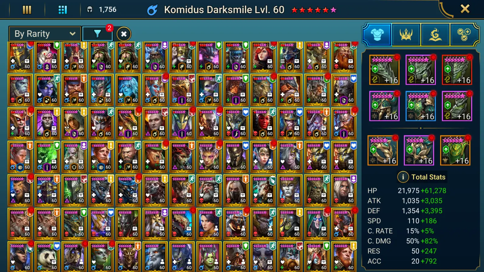 Account screenshot 2