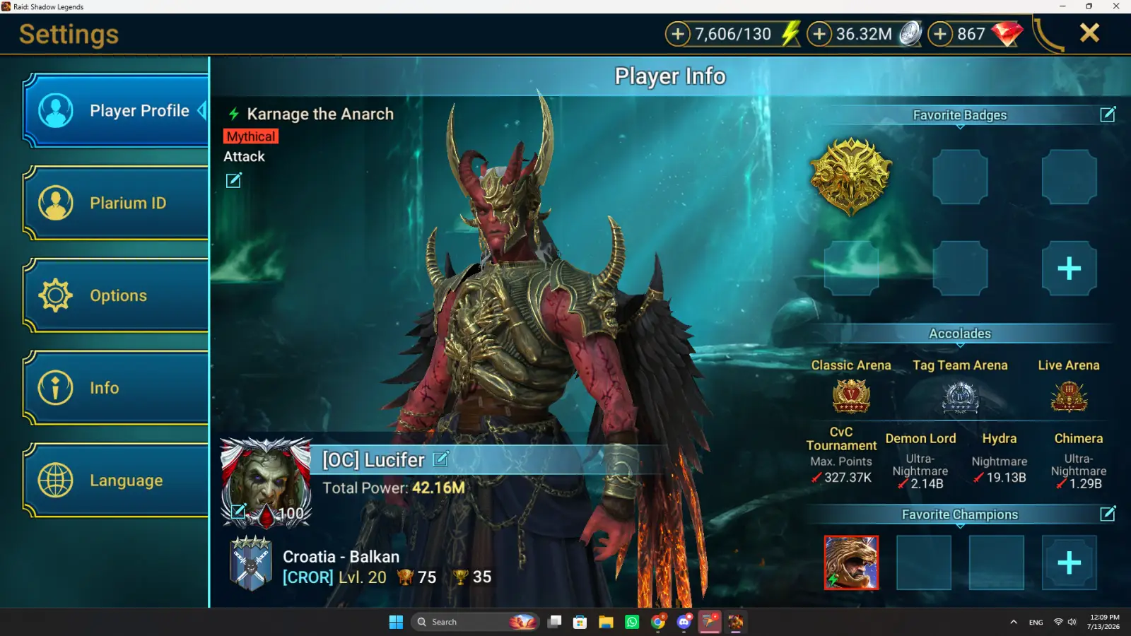 Account screenshot 1